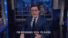 Stephen Colbert Please GIF - Stephen Colbert Please Begging GIFs