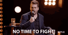 No Time To Fight Jim Jefferies GIF - No Time To Fight Jim Jefferies Intolerant GIFs