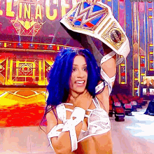 sasha banks wwe smack down womens champion hell in a cell wrestling