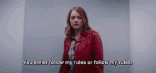 Two Options GIF - Two Options Follow My Rules Assertive GIFs