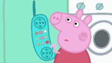 Peppa Pig Hang Up GIF - Peppa Pig Hang Up GIFs