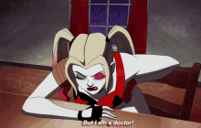 harley quinn but i am a doctor doctor im a doctor dc comics