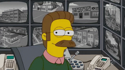 The Simpsons Ned Flanders GIF - The Simpsons Ned Flanders Smile GIFs
