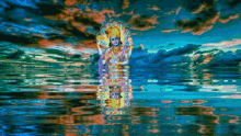 Lord Shiva Changing Colors GIF - Lord Shiva Changing Colors Reflection GIFs