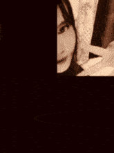 a collage of four pictures of a woman 's face and neck