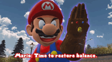 Smg4 Mario GIF - Smg4 Mario Time To Restore Balance GIFs