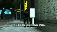 Gtagif Gta One Liners GIF - Gtagif Gta One Liners Ive Left A Car In The Usual Place GIFs