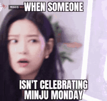 Minju Monday GIF - Minju Monday Kim Minju GIFs