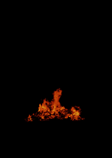 campfire flame burn