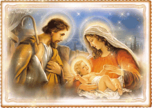 Niño Dios En El Pesebre GIF - Jesus Mary Joseph GIFs