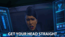 Get Your Head Straight Ms Nowhere GIF - Get Your Head Straight Ms Nowhere Renée Elise Goldsberry GIFs