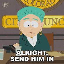Alright Send Him In Mayor Mcdaniels GIF - Alright Send Him In Mayor Mcdaniels South Park GIFs
