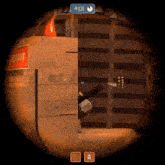a screenshot of a video game shows a red sign that says firepoint