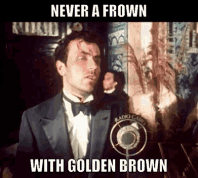 Golden Brown Stranglers GIF - Golden Brown Stranglers Never A Frown GIFs