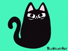 Jiggly Butt Cat Caked Up Kitty GIF - Jiggly Butt Cat Caked Up Kitty Bluvelvet Art GIFs