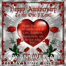 Happy Anniversary All My Heart GIF - Happy Anniversary All My Heart Love GIFs