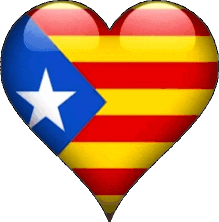Cor Català Catalan Heart Sticker - Cor Català Catalan Heart Catalan Brave Heart Stickers