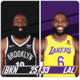 Brooklyn Nets (25) Vs. Los Angeles Lakers (33) Half-time Break GIF - Nba Basketball Nba 2021 GIFs