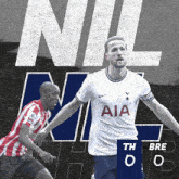 a man in a white aia jersey stands in front of another man