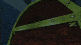 a treasure chest in a video game with the letter x on the front