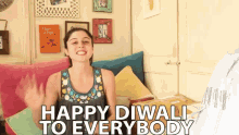 Scherezade Shroff Diwali GIF - Scherezade Shroff Diwali Happy Diwali To Everybody GIFs
