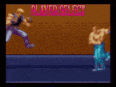 a player select screen for a video game shows a group of fighters