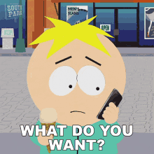 What Do You Want Butters GIF - What Do You Want Butters South Park GIFs