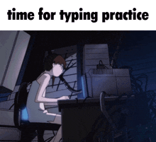 Lain Typing GIF - Lain Typing Practice GIFs