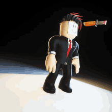 Roblox Dying Animation GIF - Roblox Dying Animation Knife GIFs