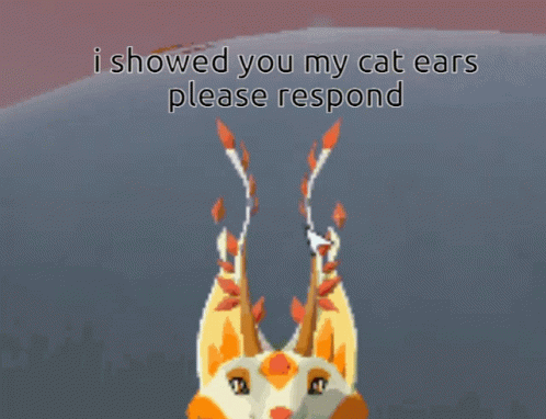 Feral Cat Ears GIF - Feral Cat Ears Animal Jam - Discover & Share GIFs