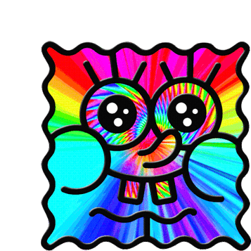Trippy Light Beams Sticker - Trippy Light Beams Colorful Stickers