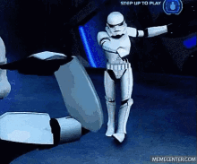 Did Not Read Storm Trooper GIF - Did Not Read Storm Trooper Dance GIFs