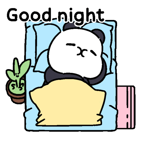 Boredom Good Night Sticker - Boredom Good Night Bedtime Stickers