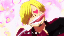 Sanji One Piece GIF - Sanji One Piece Lock In GIFs