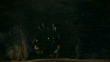 a robotic dragon with a red horn and yellow eyes