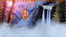 Jai Sh Krishna God Of Hinduism GIF - Jai Sh Krishna God Of Hinduism Waterfalls GIFs