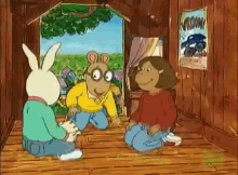 When You Tell Someone That You'Ve Never Heard Of A Show That The Absolutely Love GIF - Arthur Bunny Rabbits GIFs
