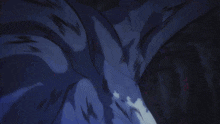 a close up of a person 's torso with a blue background