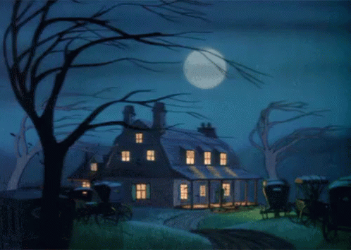 Haunted House GIF - Haunted House Creepy Cartoon - Discover & Share GIFs