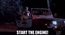 Jurassic Park Start The Engine GIF - Jurassic Park Start The Engine Start The Car GIFs