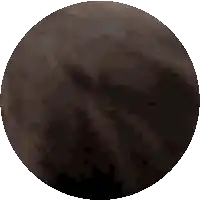 a pixelated image of a brown sphere with a white background