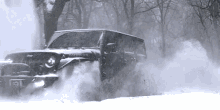 jeep drive offroad stuck snow