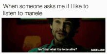 To Be Alive Hannibal GIF - To Be Alive Hannibal When Someone Asks GIFs