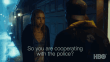 So You Are Cooperating With The Police Faye GIF - So You Are Cooperating With The Police Faye Euphoria GIFs