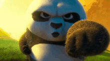 kung fu panda3 punch mock fight cant reach