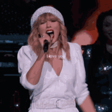 I Love You Taylor Swift GIF - I Love You Taylor Swift Christmas Is Over GIFs