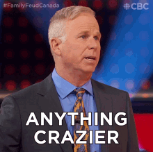 Anything Crazier Than That Gerry Dee GIF - Anything Crazier Than That Gerry Dee Family Feud Canada GIFs