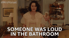 Someone Was Loud In The Bathroom Disgusted GIF - Someone Was Loud In The Bathroom Disgusted Be Quiet GIFs