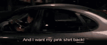 After Getting Into An Argument GIF - Mean Girls Pink Shirt Back Drive Away GIFs