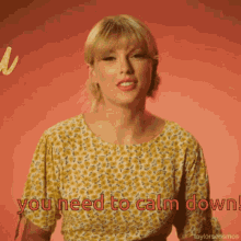 You Need To Calm Down Lover Taylor Swift GIF